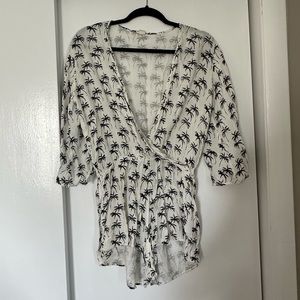 Elan Palm Tree Romper